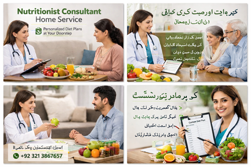 Nutritionist Consultant Healthcare Home Services for Karachi UNIQUE-hms.com